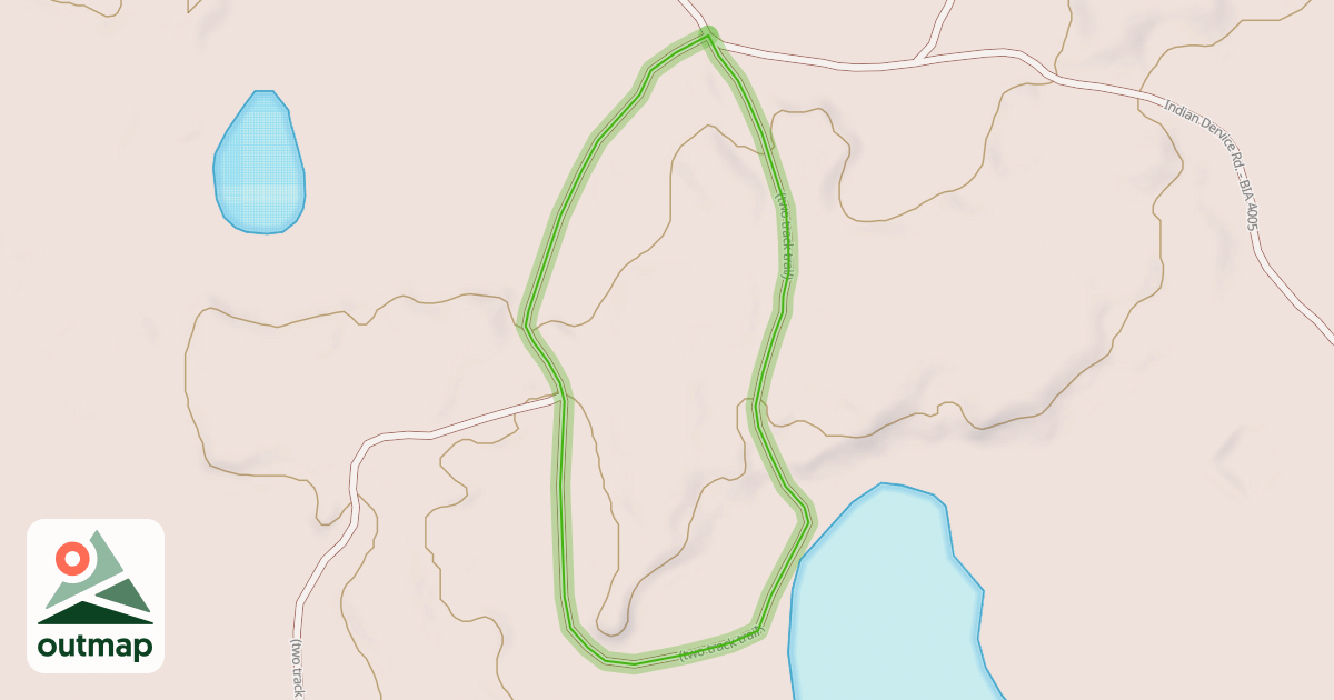 Map of (two track trail)