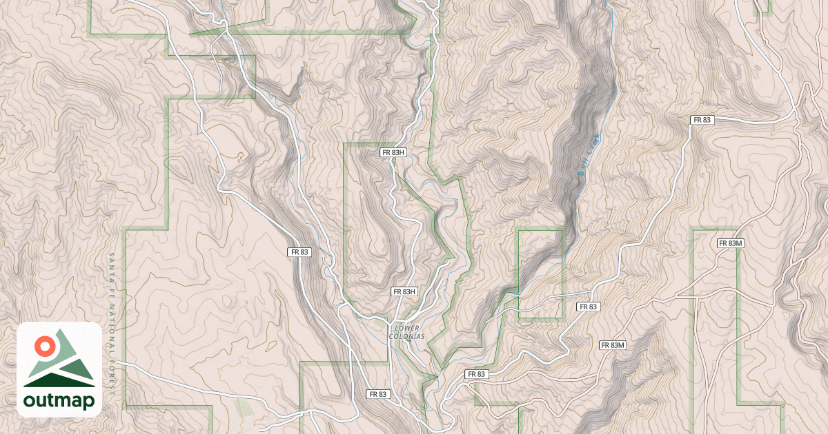 Map of USFS Motor Vehicle Use Map Roads {CB570CF1-6F8A-408A-B8F4-D2E6D53E6880}