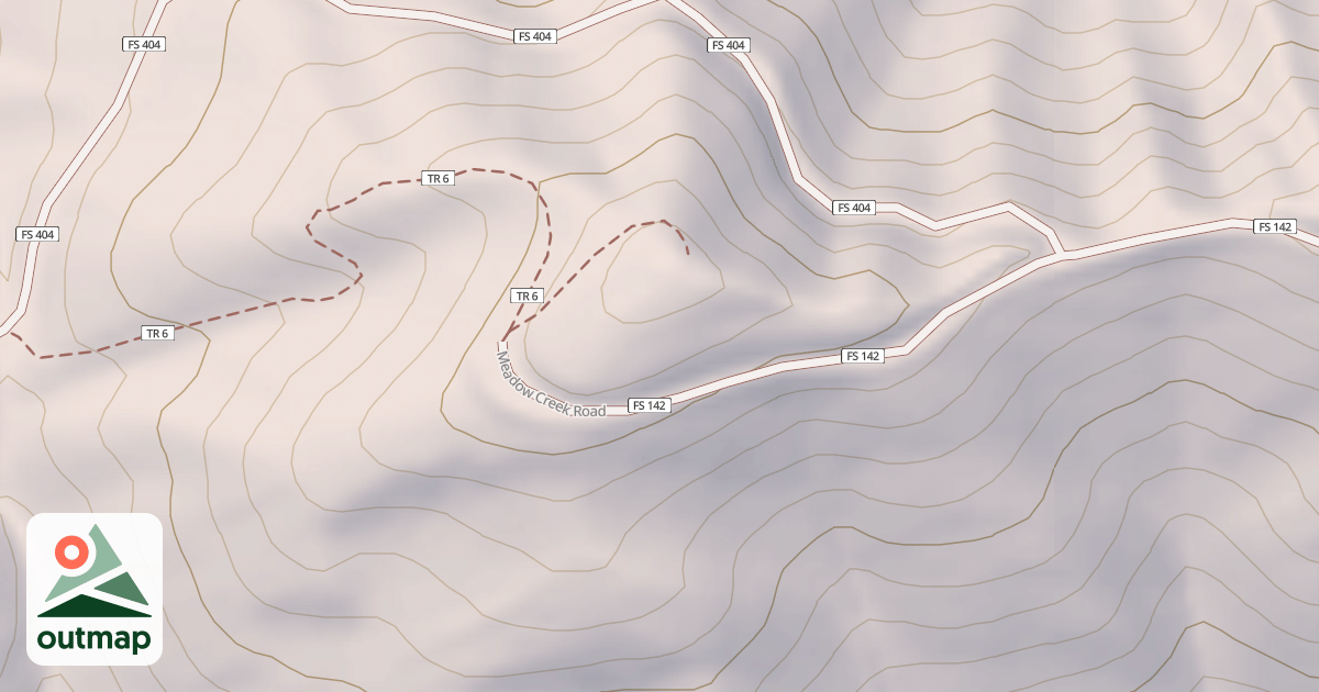 Map of MEADOW CR.TOWER