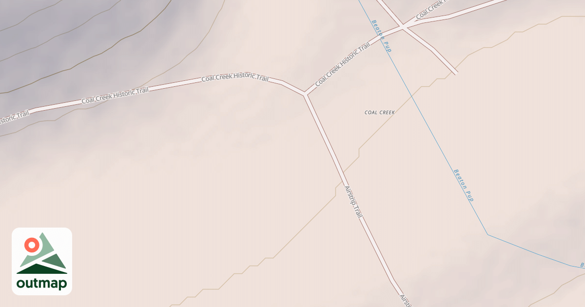 Map of Gravel Pad Trail