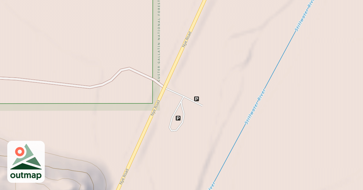 Map of OLD NYE PICNIC AREA 1