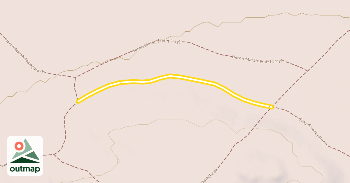 Map of Easy Street (Blue)