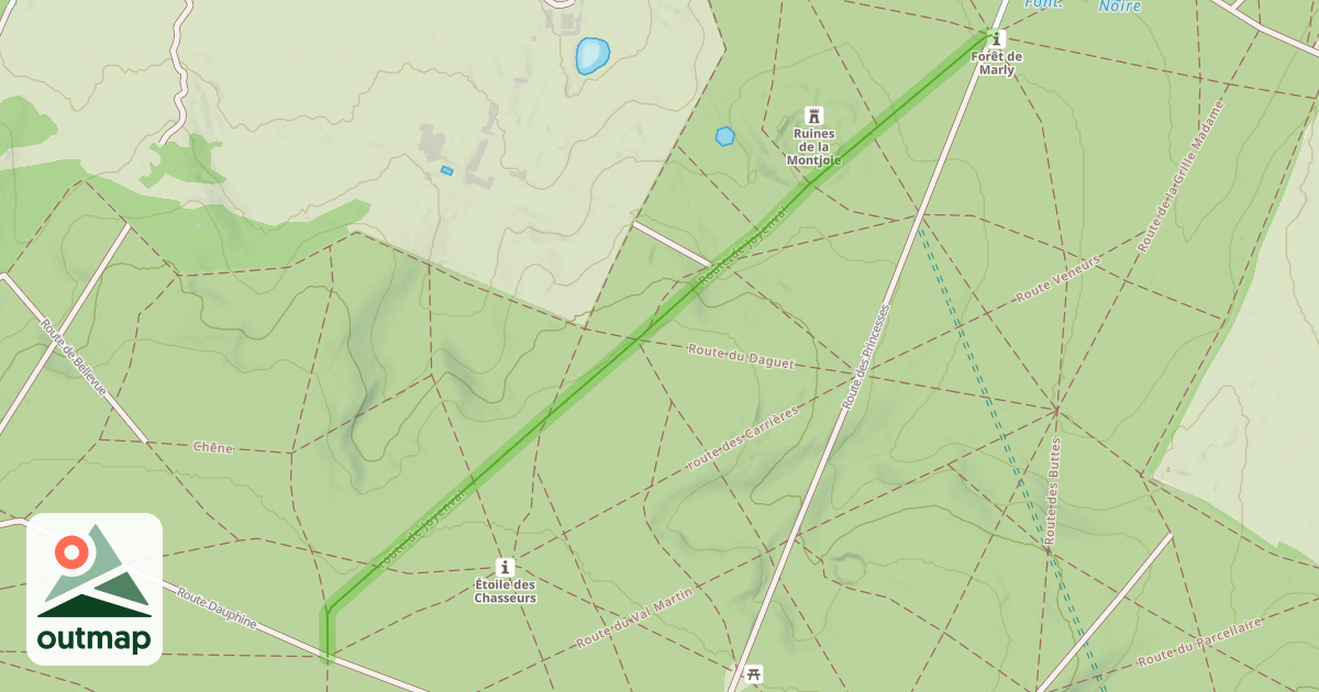 Map of Route de Joyenval