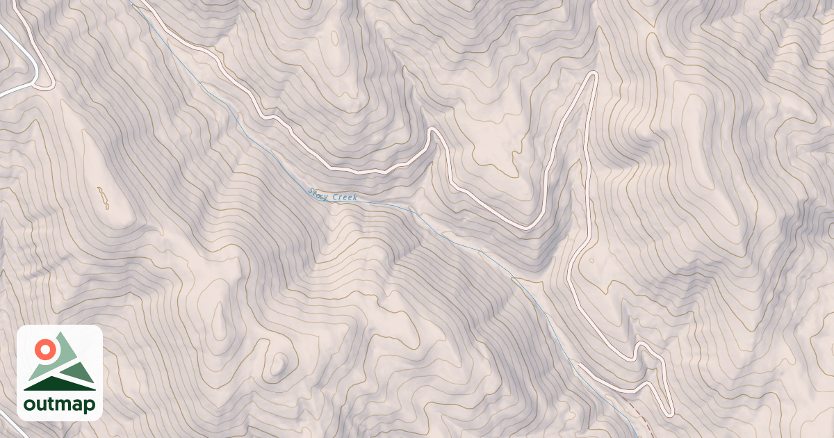 Map of STACY CREEK