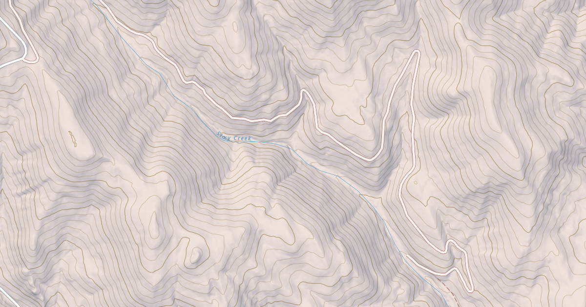 Map preview of STACY CREEK