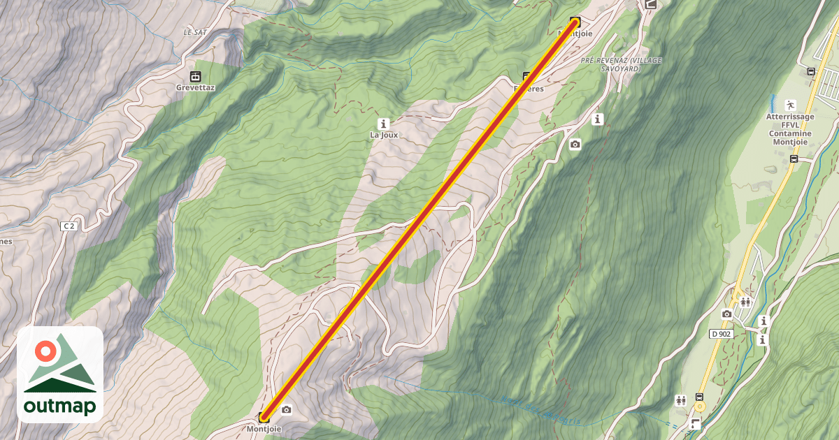 Map of Montjoie