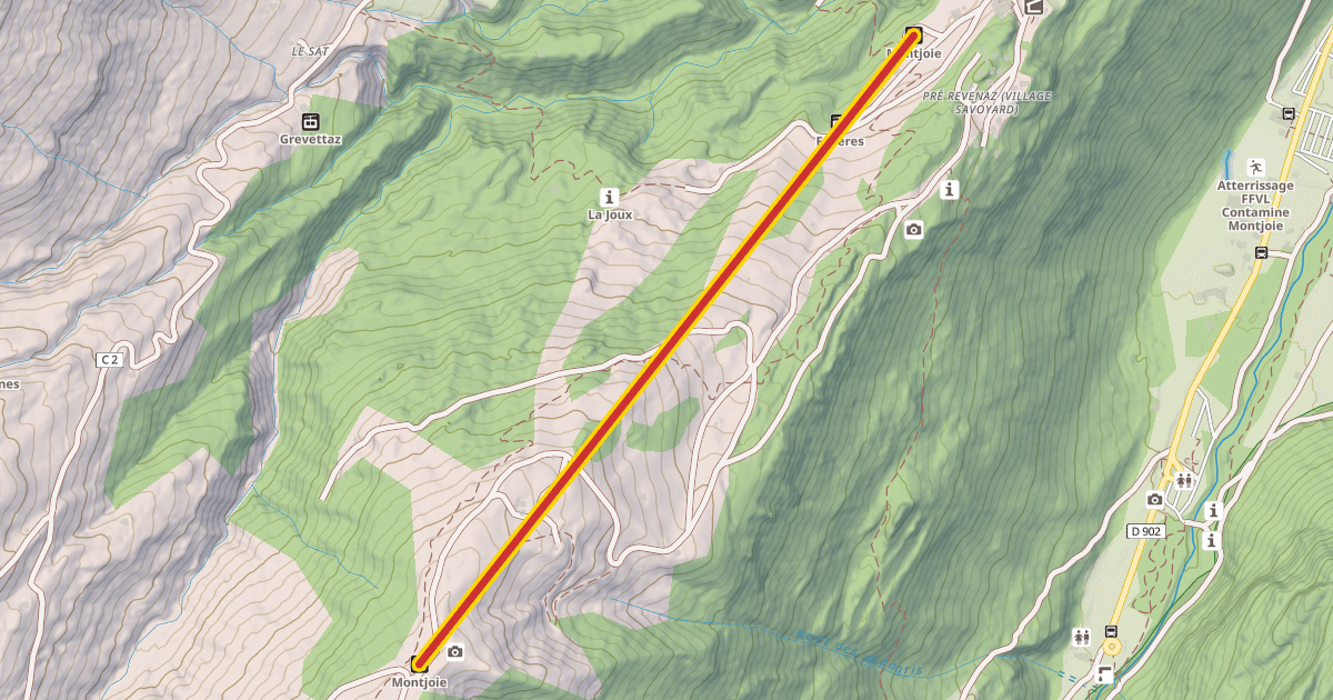 Map preview of Montjoie