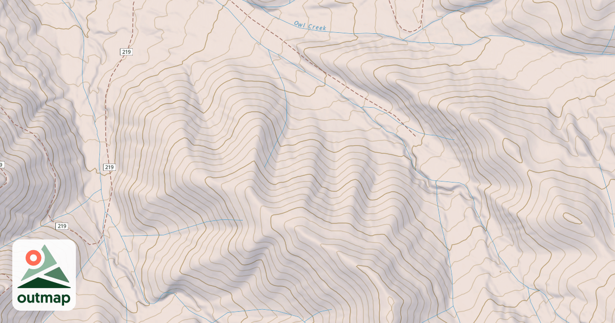Map of Stealey Mountain Spur