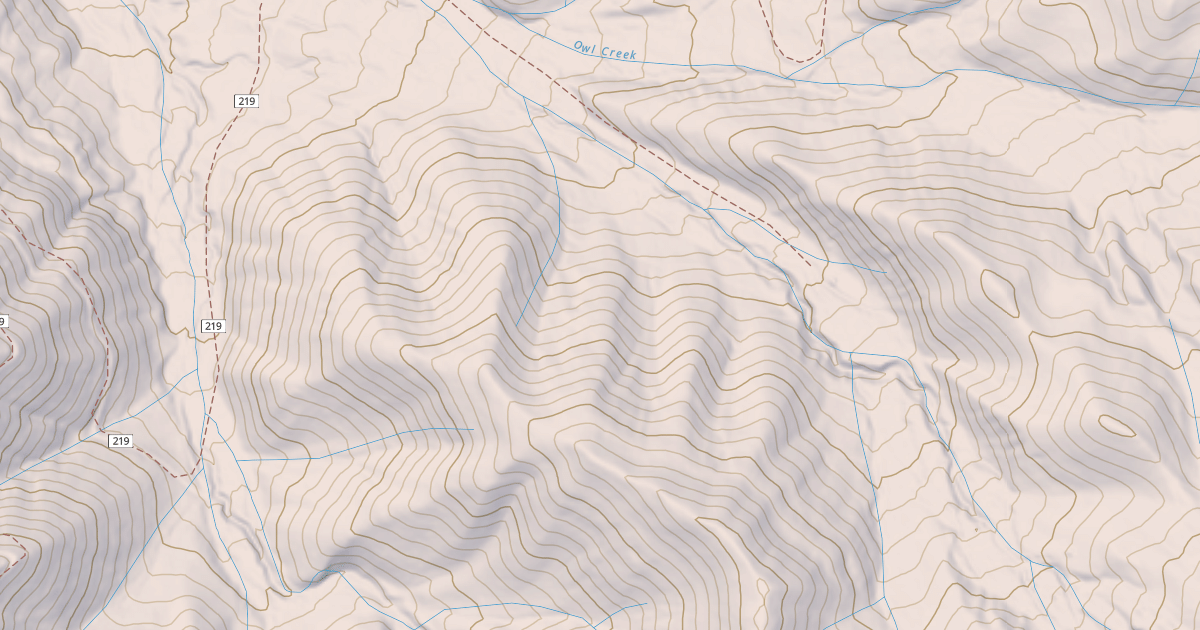 Map preview of Stealey Mountain Spur