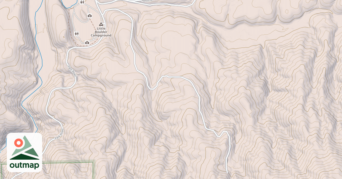 Map of S FK LITTLE BOULDER CR