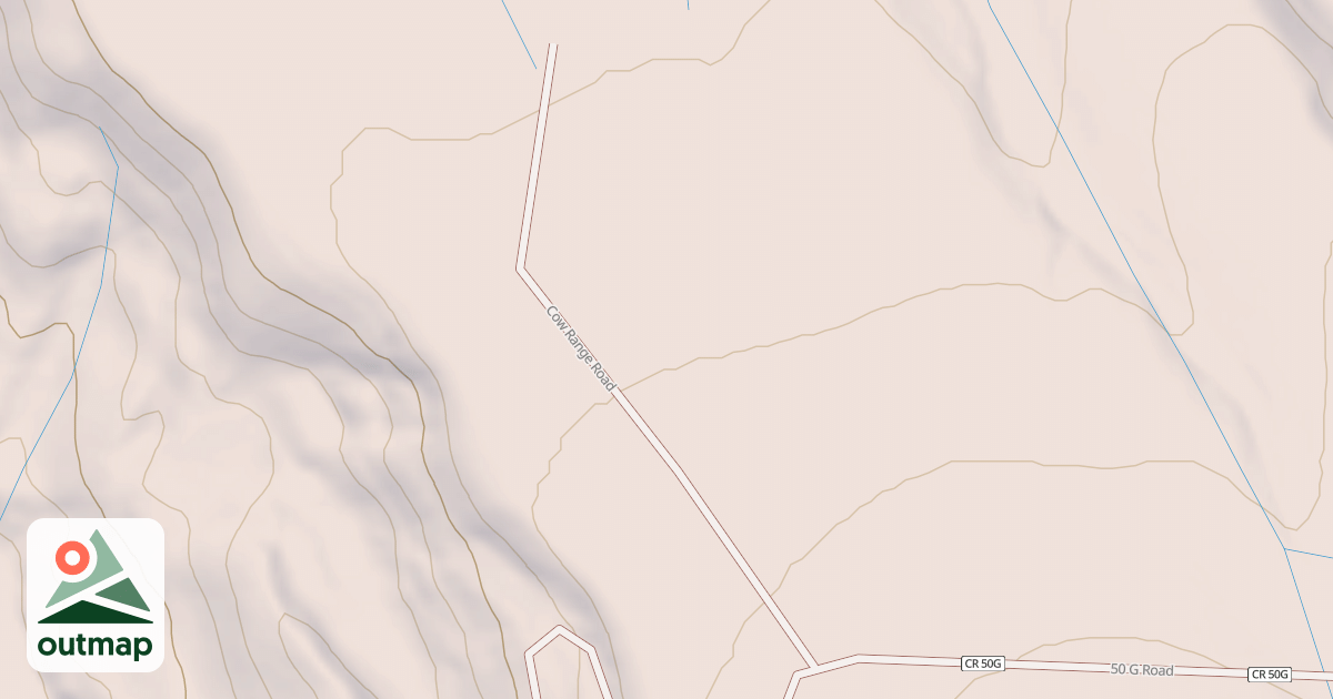 Map of COW RANGE