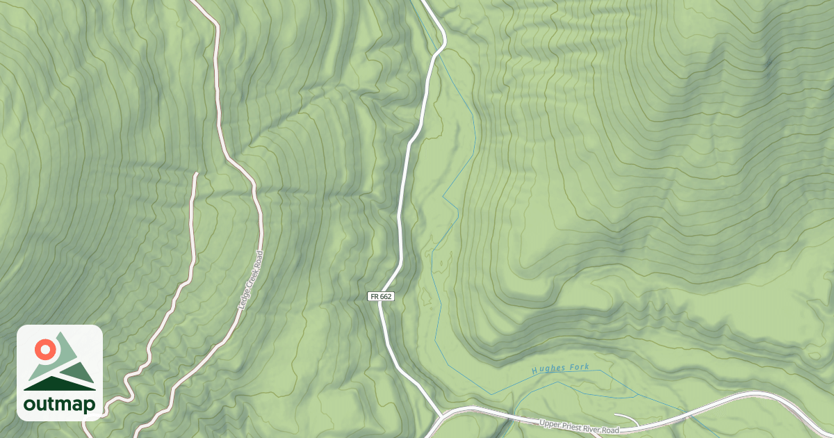 Map of HUGHES MEADOW