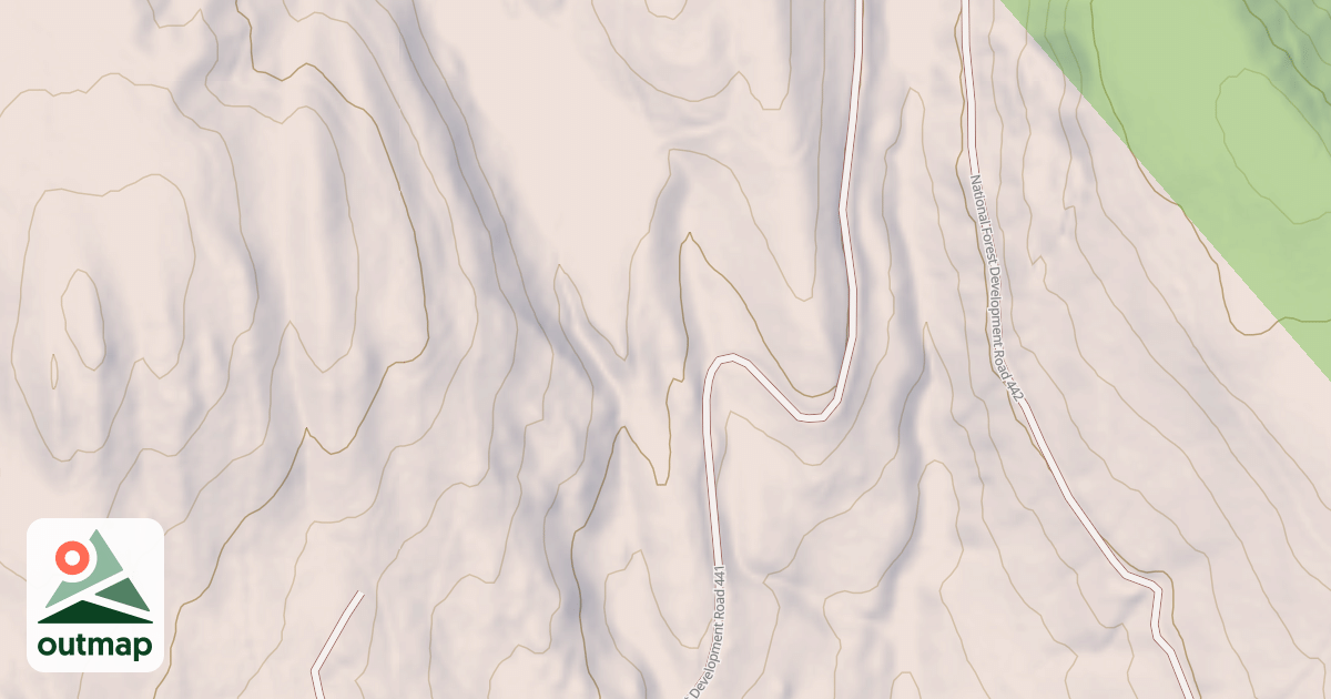 Map of USFS Motor Vehicle Use Map Roads {56812A12-CCA6-4677-B3D9-00A24B162E35}