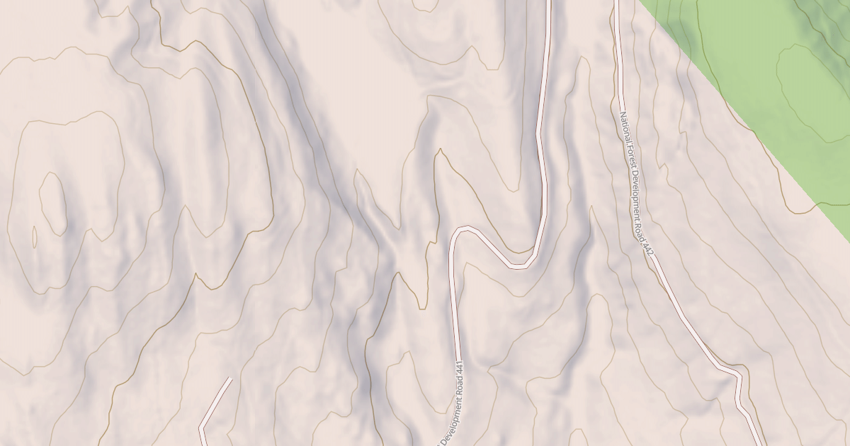 Map preview of USFS Motor Vehicle Use Map Roads {56812A12-CCA6-4677-B3D9-00A24B162E35}