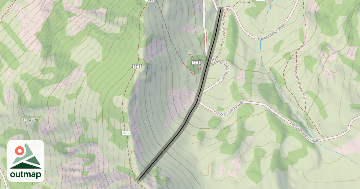 Map of Middle Cirque