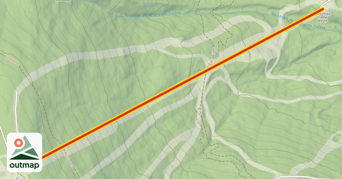 Map of Camp-Boule Express