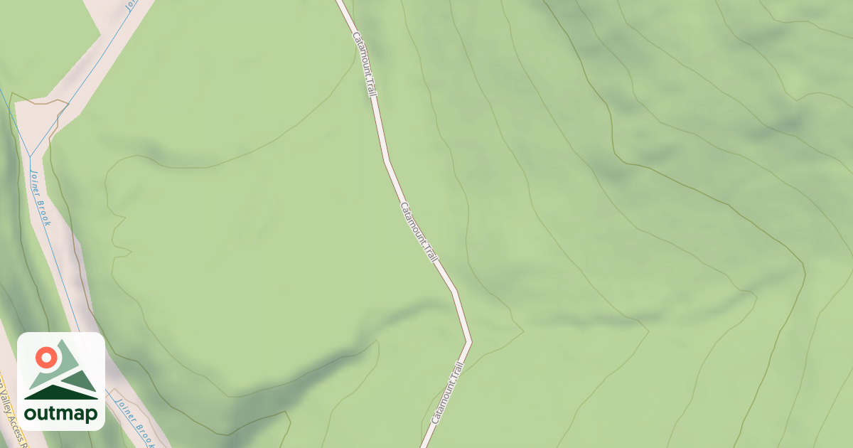 Map of Catamount Trail