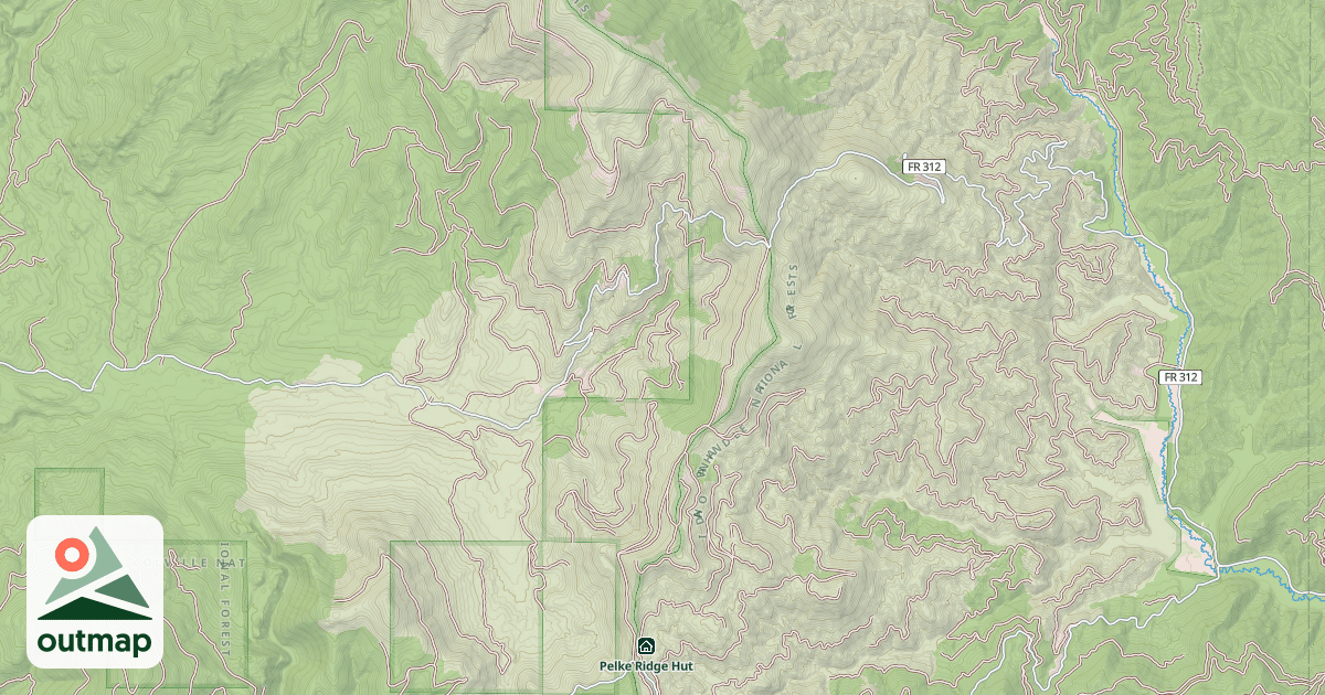 Map of NORTH BALDY L.O.