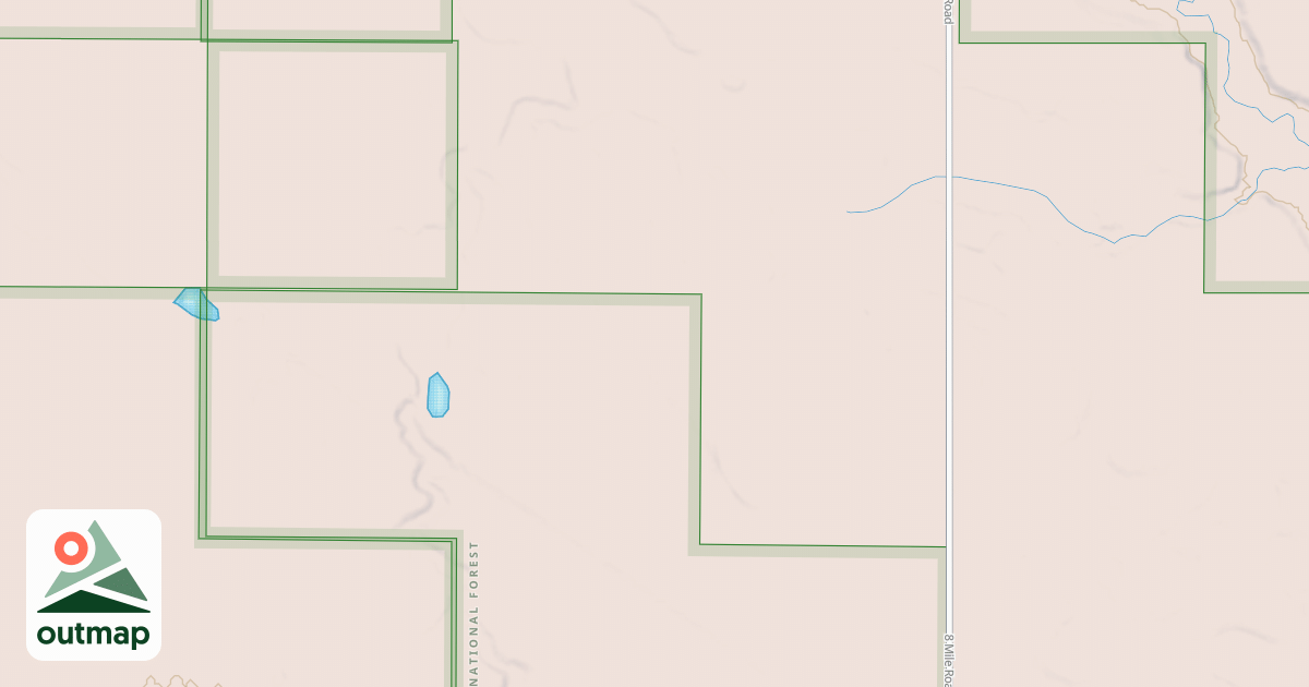 Map of 8 MILE SPUR B