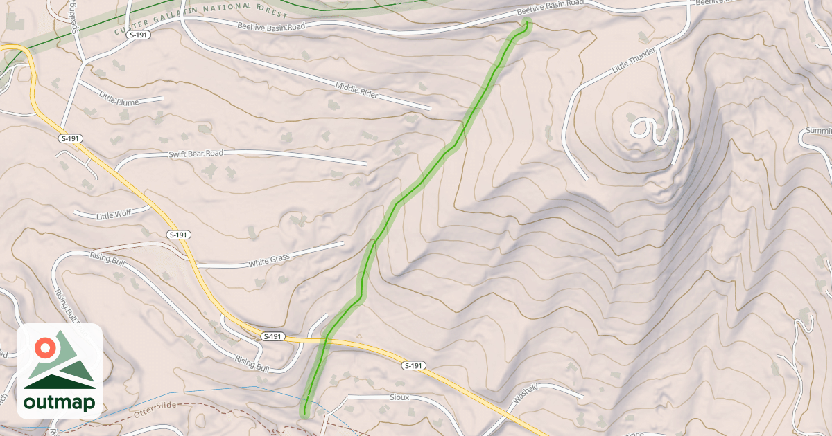 Map of Middle River