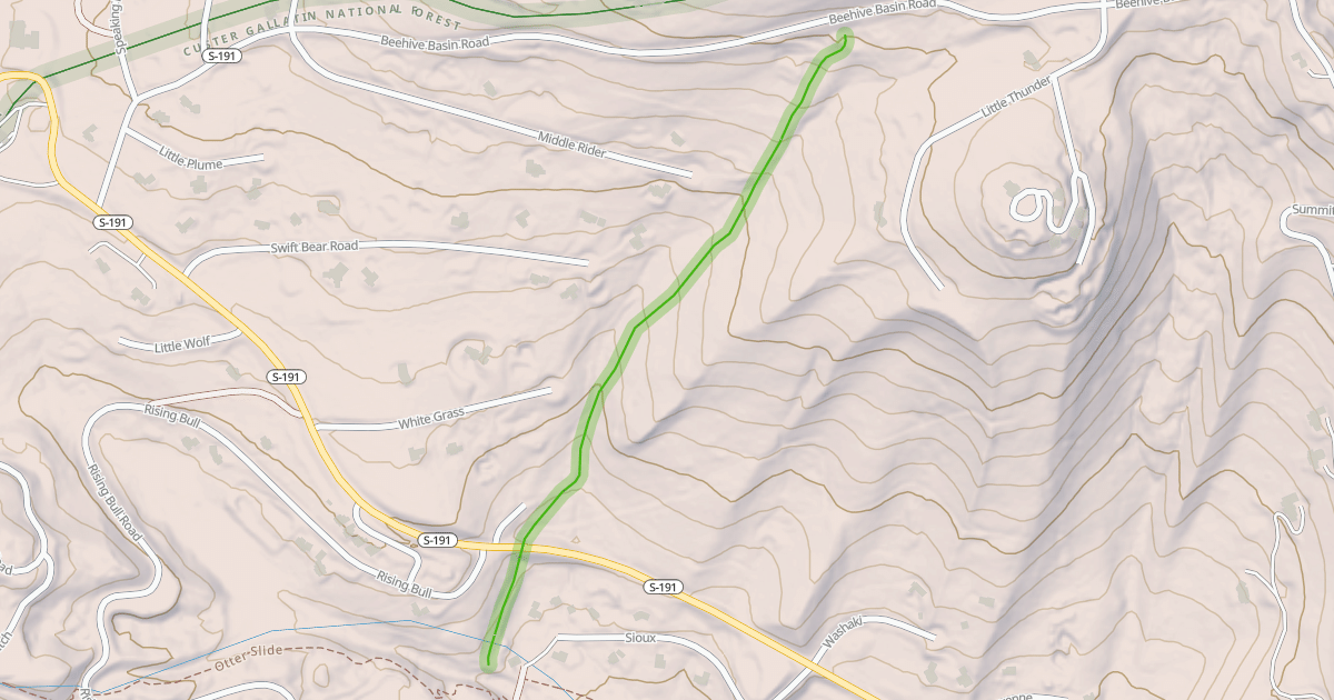 Map preview of Middle River