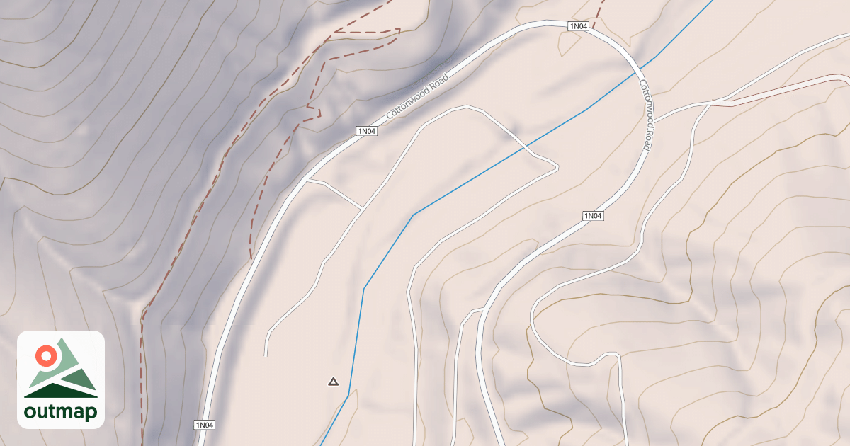Map of COTTONWOOD RD