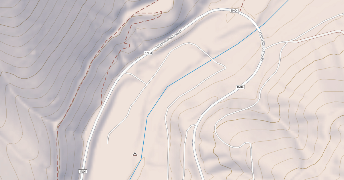 Map preview of COTTONWOOD RD