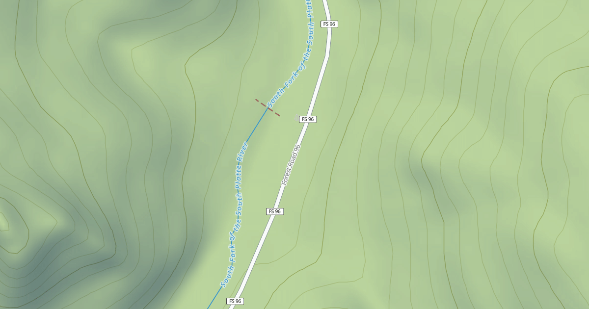 Map preview of ELEVENMILE CANYON PG
