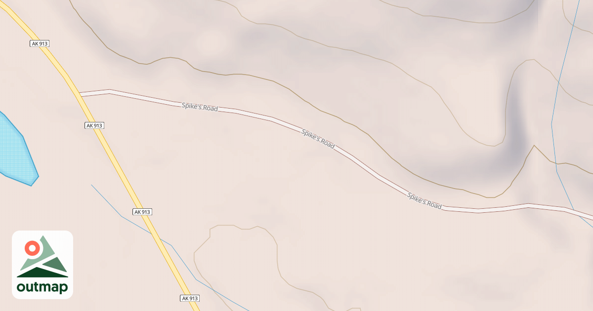 Map of SPIKE'S ROAD