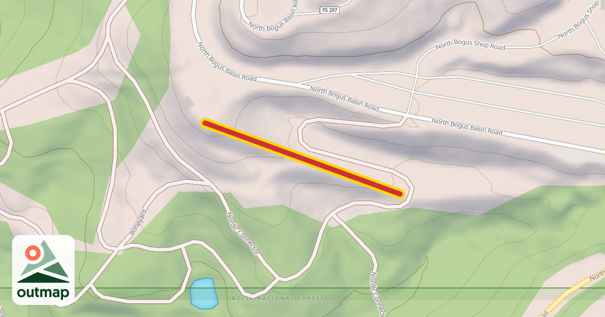 Map of Tubing Hill