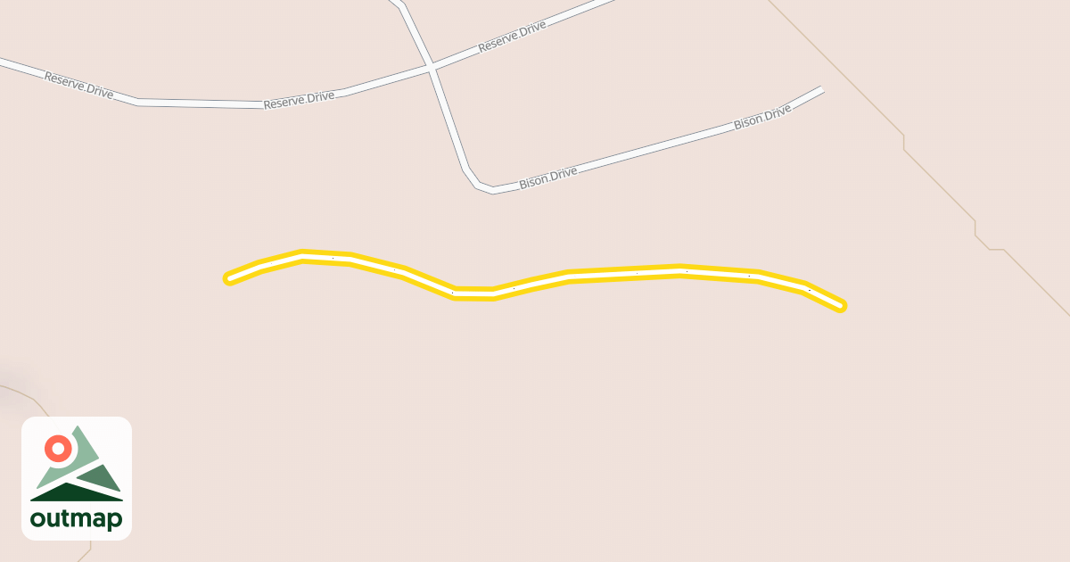 Map of Teton Reserve Nordic Trail