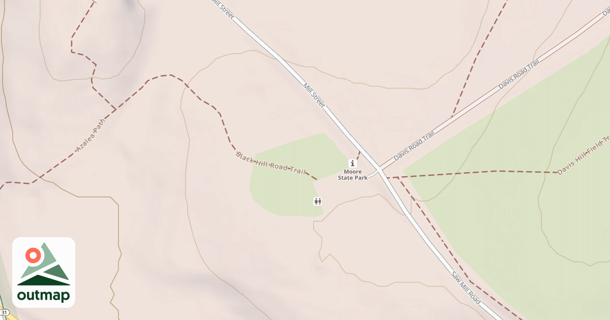 Map of Blackhill Road Trail