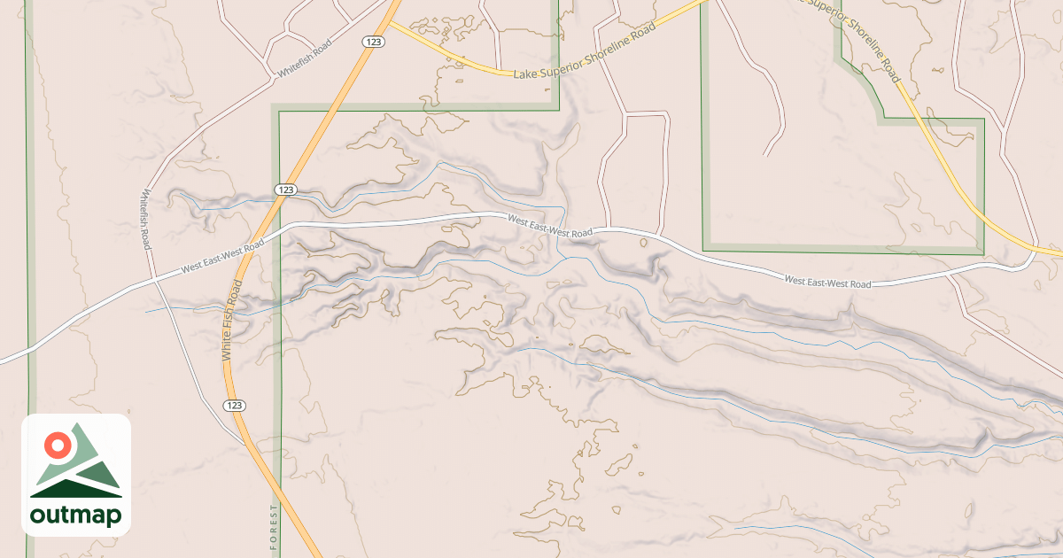 Map of EASTWEST ROAD