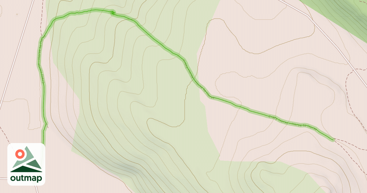 Map of Crazy Horse - Horse to Horse