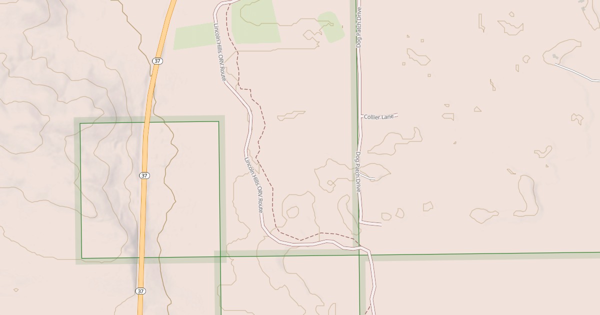 Map preview of Little Manistee Motorcycle Trail