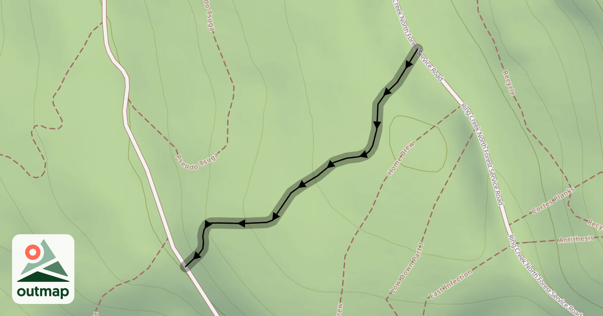 Map of McCloud