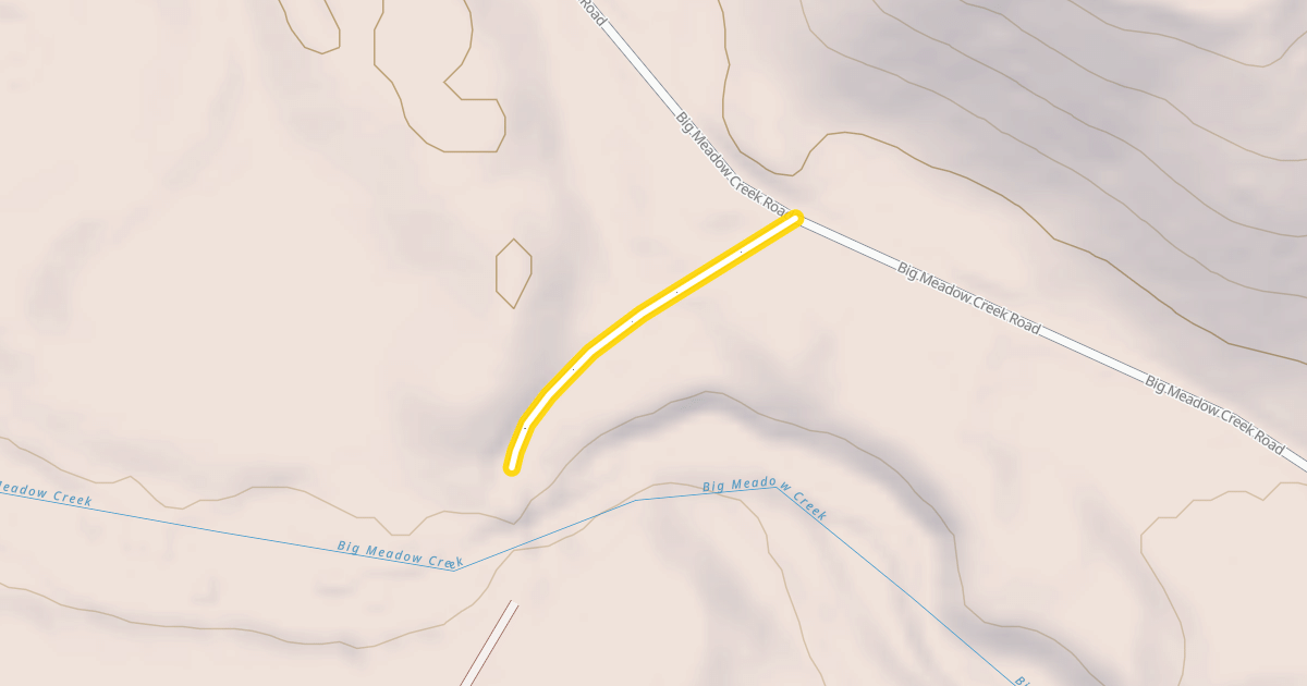 Map preview of Packer Pole Road