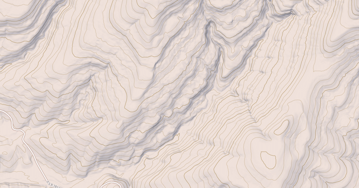Map preview of USFS National Forest System Roads {1F95234D-7222-426A-87B5-17B617821FA9}