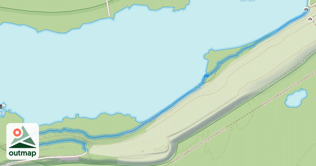 Map of Single de la Mare Goriaux