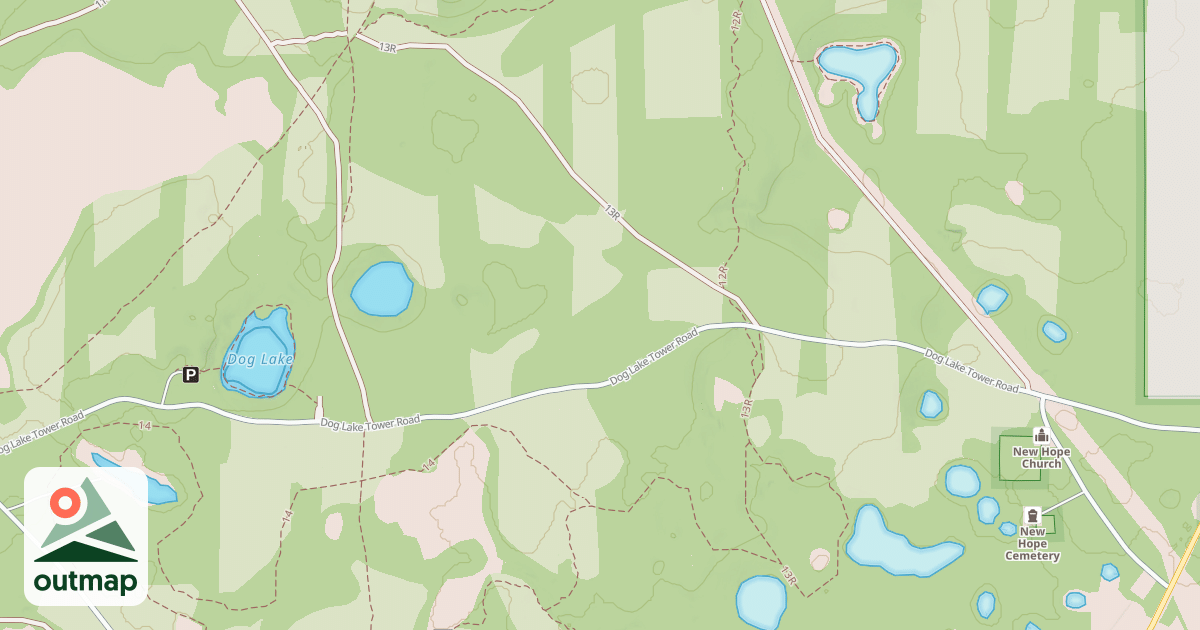 Map of 13r