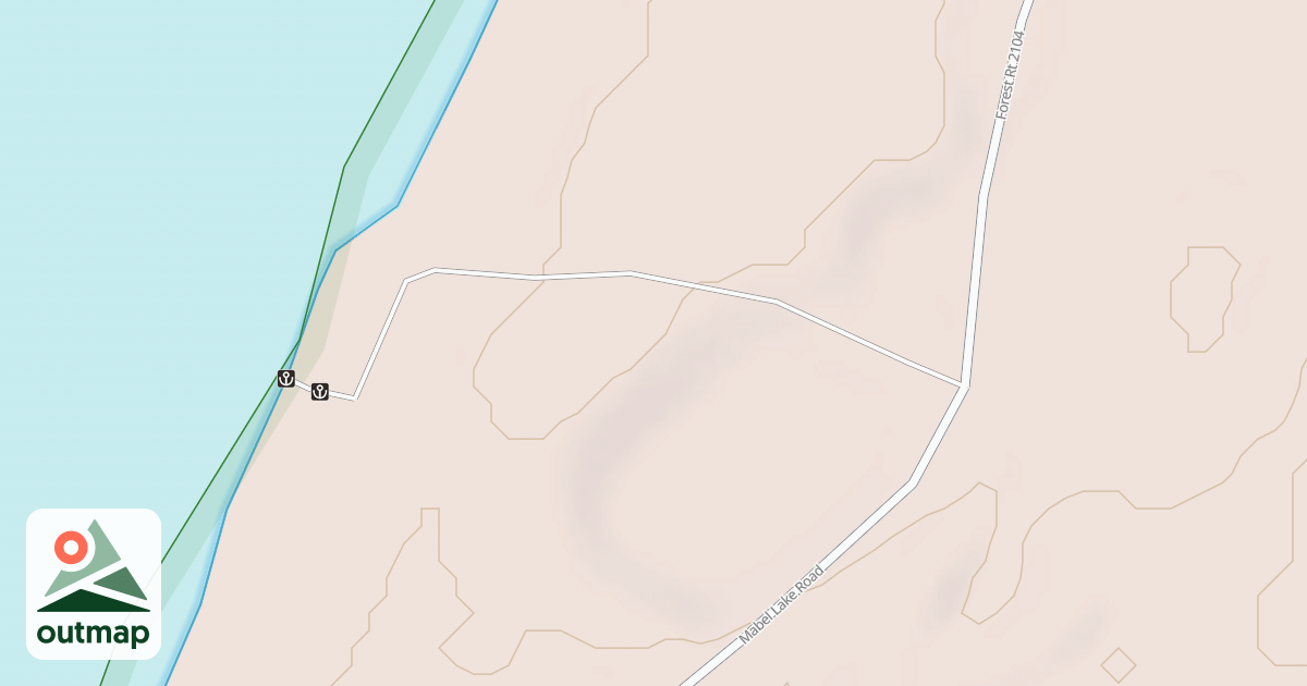 Map of MABEL LAKE BOAT ACCESS