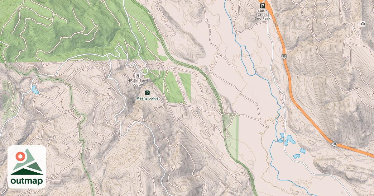Map of MARTIN SPUR
