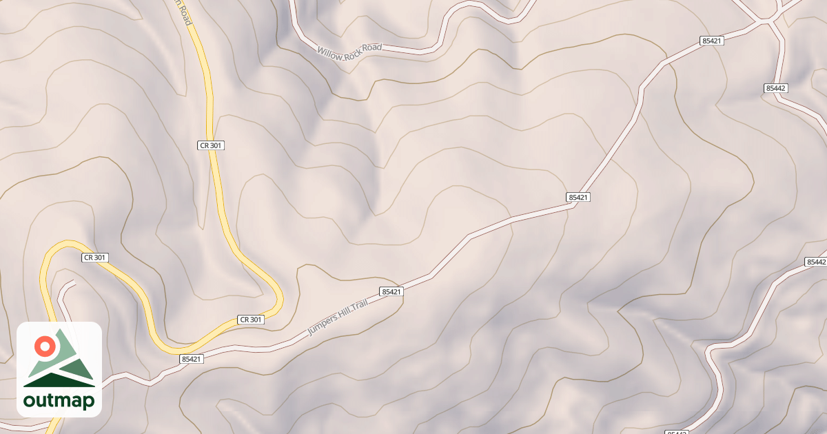 Map of JUMPERS HILL