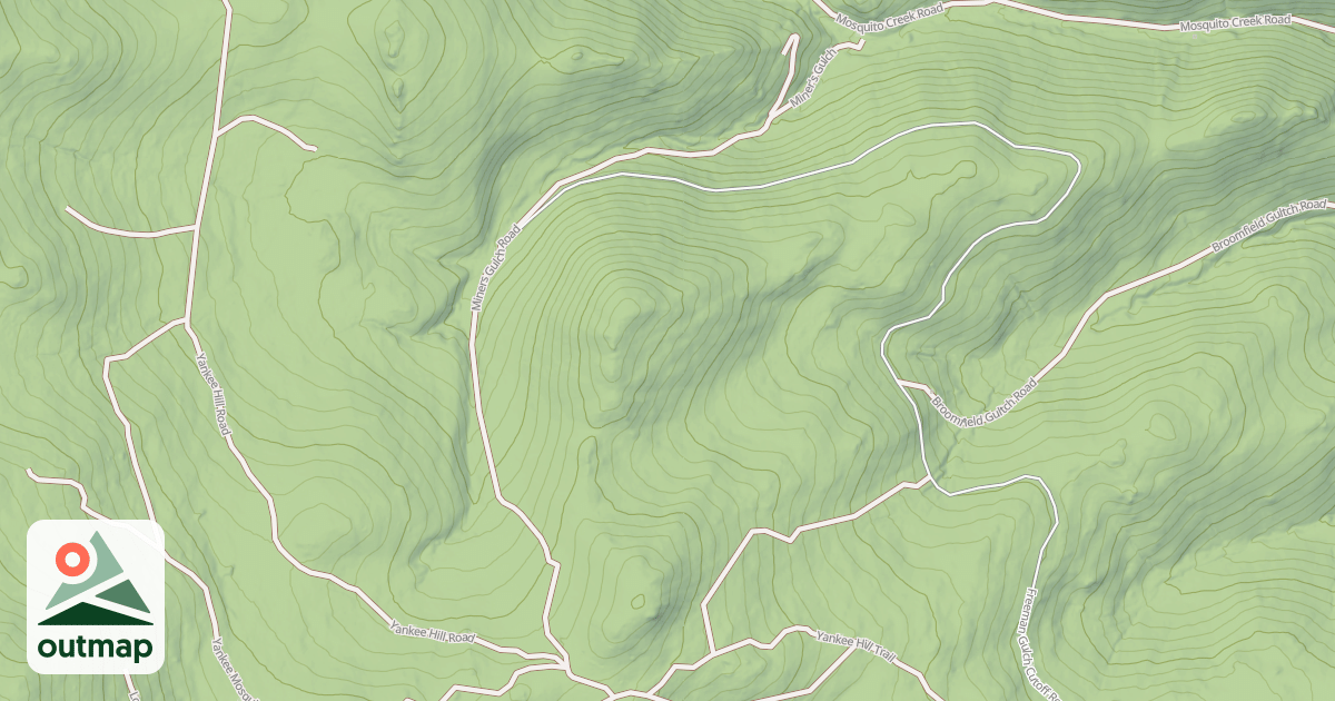 Map of MINERS GULCH