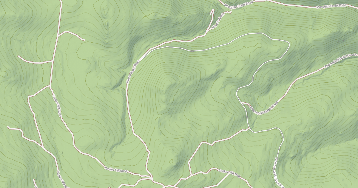 Map preview of MINERS GULCH