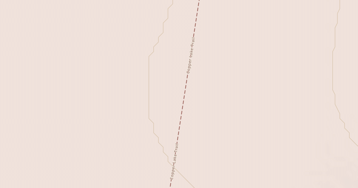Map preview of Copper Lake Trail