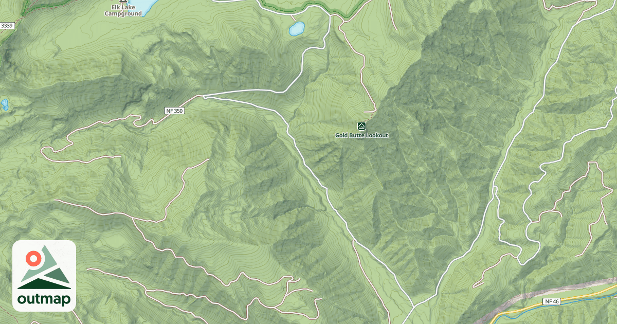 Map of ELK LAKE ROAD