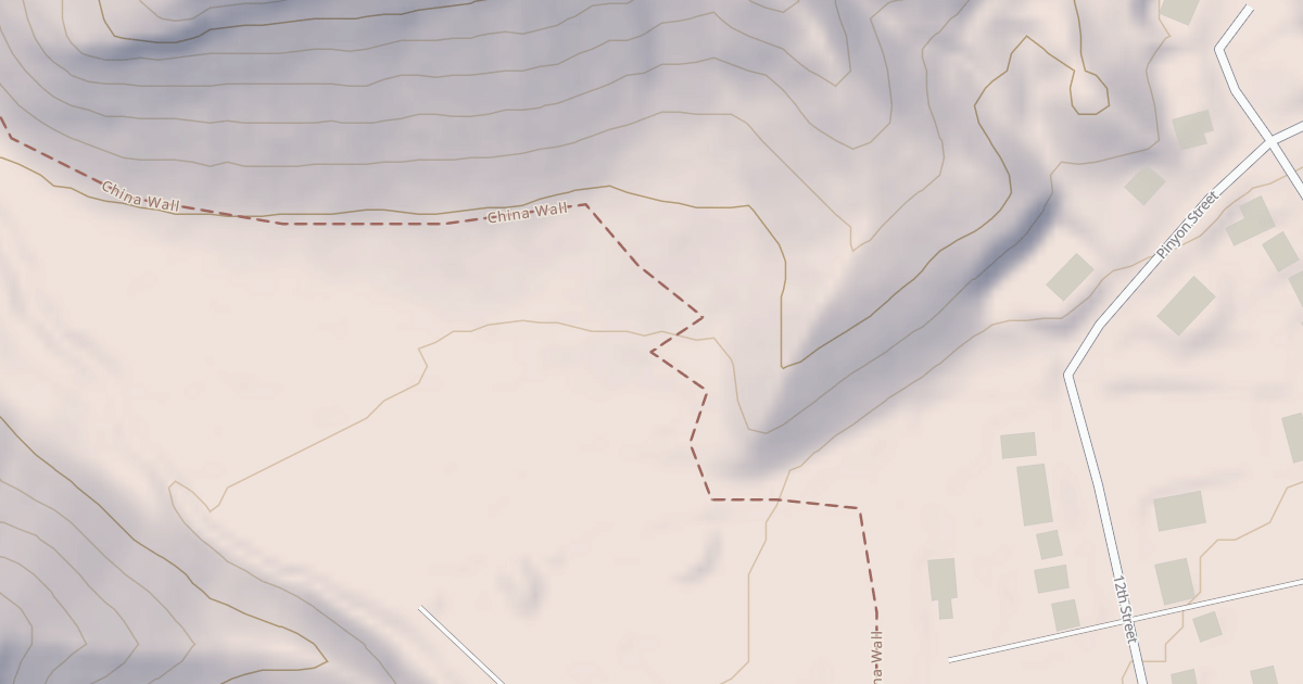 Map preview of China Wall Trail