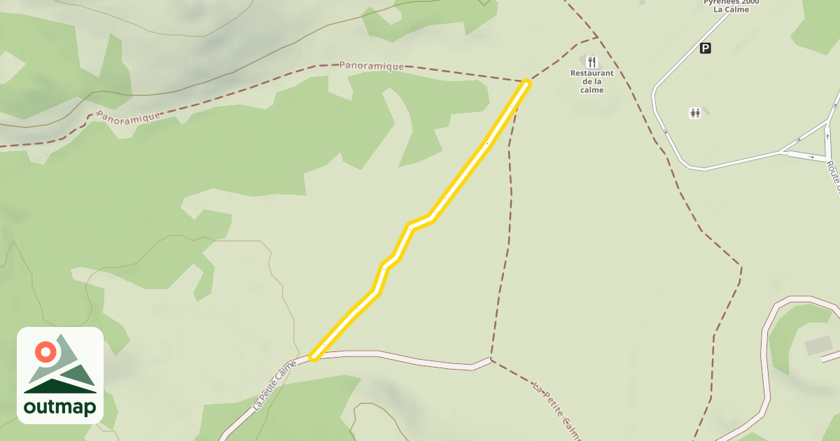 Map of La Petite Calme