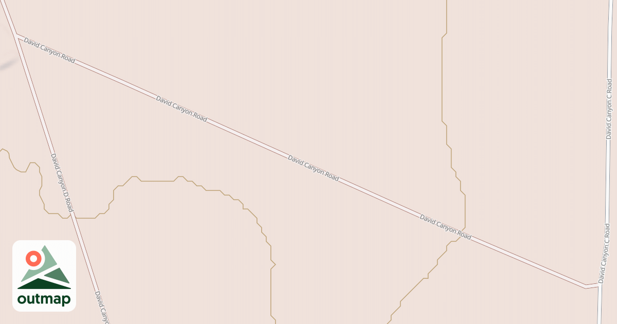 Map of DAVID CANYON DA